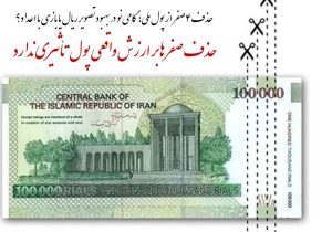 ۴ صفر از پول ملی حذف می‌شود