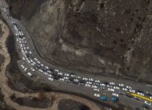 انسداد محور کندوان و آزادراه تهران–شمال