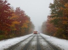 وقتی برف به ارتفاعات سلام می‌کند