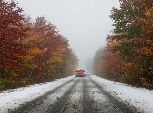 وقتی برف به ارتفاعات سلام میکند