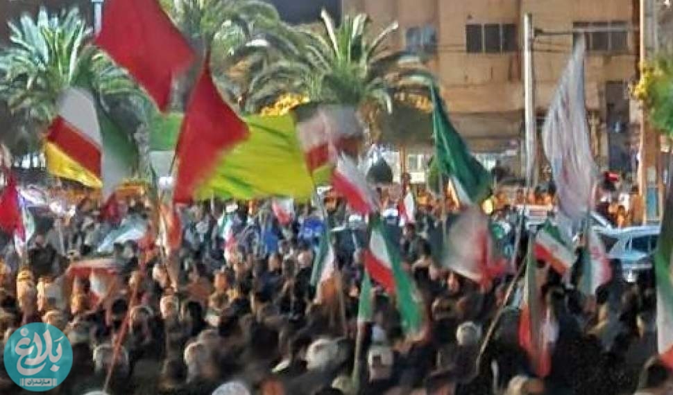 بیعت نسل پهلوانان جویبار در خیابان با شهیدان