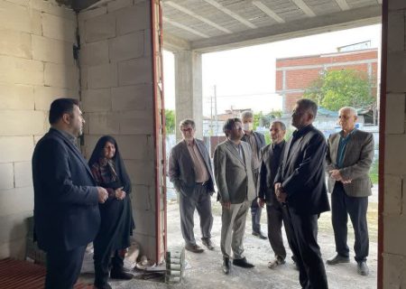بازدید از پروژه در حال ساخت مدرسه شهید نجفیان در سراجکلای جویبار